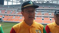 Menteri Kesehatan RI Budi Gunadi Sadikin dalam kegiatan jalan sehat peringatan Hari Ulang Tahun (HUT) ke-28 Rumah Sakit Pusat Infeksi (RSPI) Sulianti Saroso di Jakarta Internasional Stadium, Jakarta pada Minggu, 29 Mei 2022. (Dok Kementerian Kesehatan RI)