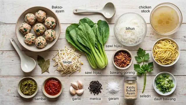 Resep Bakso Sayur Ayam