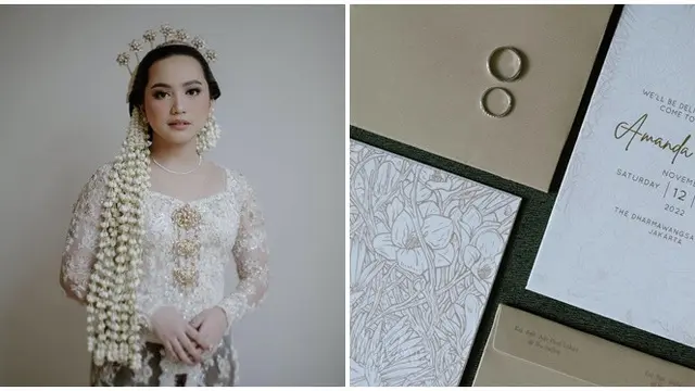 Tutupi Pernikahan, Ini 7 Momen Bahagia Rachel Amanda dari Dilamar Sampai Menikah
