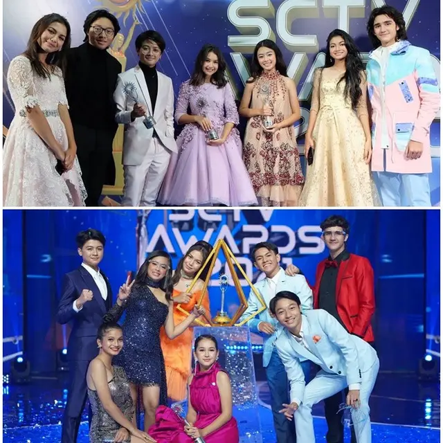 6 Potret Beda Gaya Aqeela Calista di SCTV Awards 2020 dan 2021, Bikin Pangling