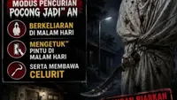 Poster Pocong Jadi-jadian Meresahkan Warga Cilegon, Polisi Turun Tangan