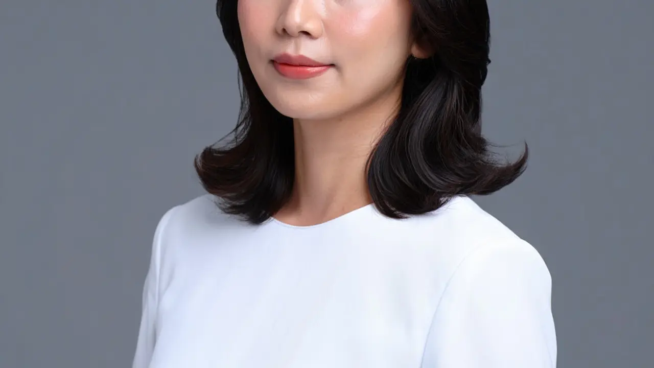 Model Rambut Lurus Rapi untuk Ibu-Ibu Kantoran