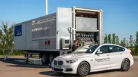 Mobil konsep BMW bertenaga hydrogen fuel-cell (Foto: BMW Blog). 