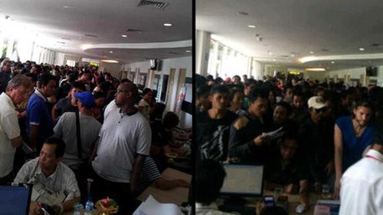 Bandara Ngurah Rai ditutup, ribuan penumpang antre pulangkan tiket