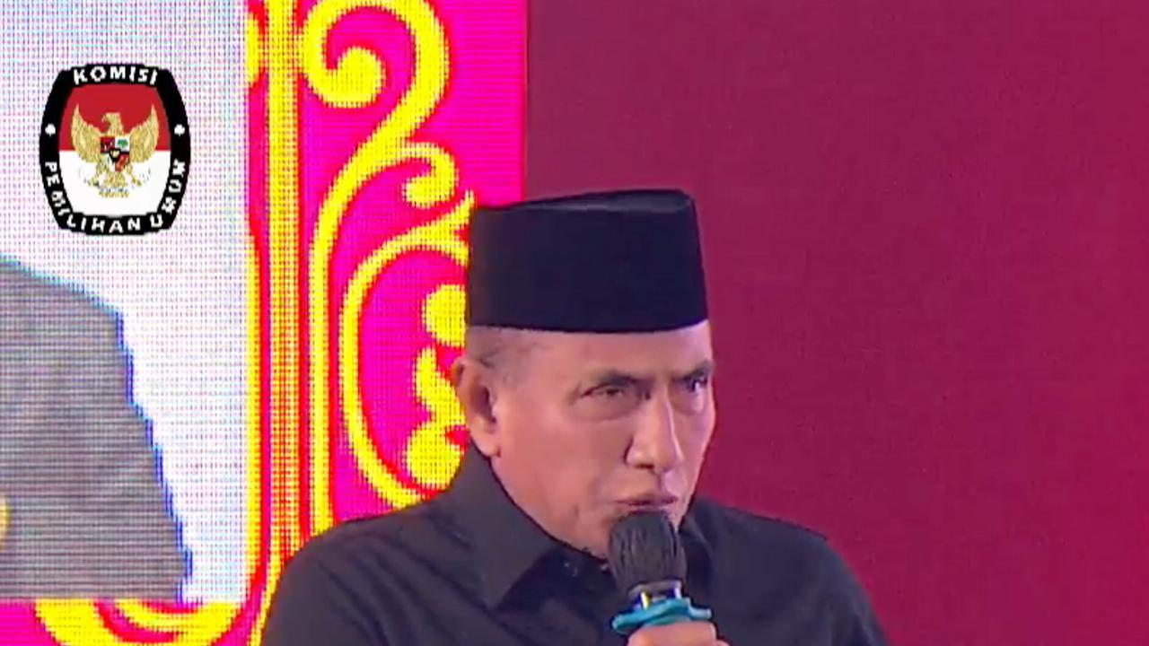 Cagub Edy Rahmayadi di debat pillada sumut