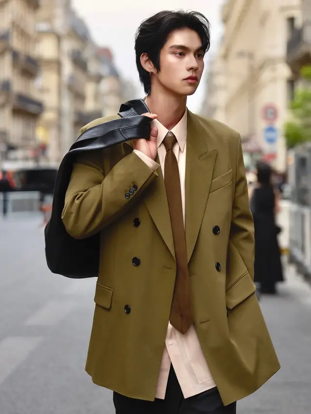 Bright Vachirawit Chivaaree di Ami Paris. [@bbrightvc]