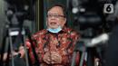 Menteri Riset dan Teknologi / Kepala Badan Riset Teknologi Inovasi Nasional (BRIN) Bambang Brodjonegoro usai melakukan pertemuan di gedung KPK, Jakarta, Selasa (16/6/2020). Pertemuan membahas mengenai hal terkait pendanaan penelitian riset teknologi inovasi. (merdeka.com/Dwi Narwoko)