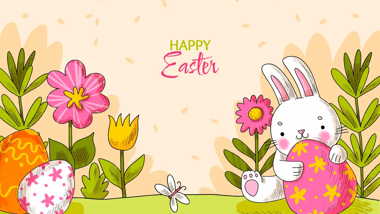 Ilustrasi selamat Hari Paskah