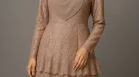 7 Model Long Dress Brokat Menutup Dada, Elegan dan Syar'i untuk Gaya Hijab 2025