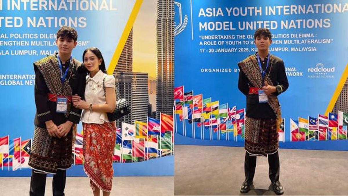 Bikin Bangga Orang Tua, 7 Potret Karan Putra Bunga Zainal Ikut Asia Youth International Model United Nations
