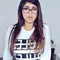 Mia Khalifa, wanita asal Lebanon yang sempat menjadi bintang film porno. (Sports Illustrated)