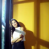 Pevita Pearce, pemain film Buffalo Boys. (Fotografer: Bambang E. Ros, Digital Imaging: Nurman Abdul Hakim/Bintang.com)