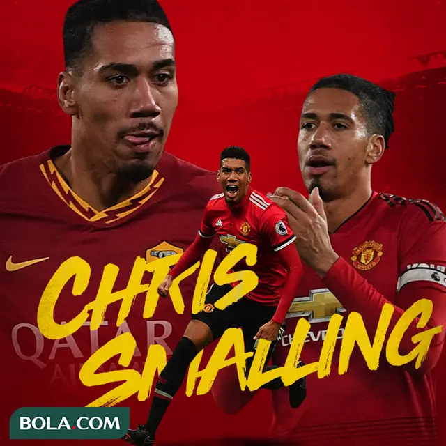 Chris Smalling - Manchester United dan AS Roma