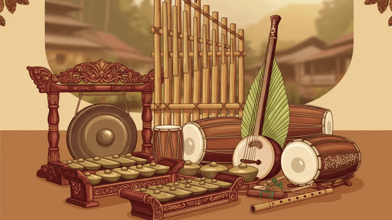 Alat Musik Tradisional Indonesia.