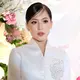 Makeup Zara Adhisty di hari pernikahan. [@anandachrstie]