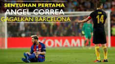 Video laga Barcelona vs Atletico Madrid dalam lanjutan kompetisi La Liga yang berlangsung di Camp Nou, Rabu (21/9/2016). Angel Correa yang baru masuk di menit ke-60 langsung membuat skor imbang 1-1 saat menerima bola pertama kali.