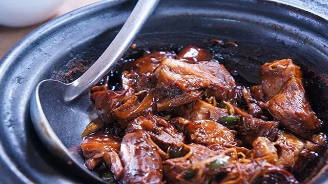 Ilustrasi memasak daging
