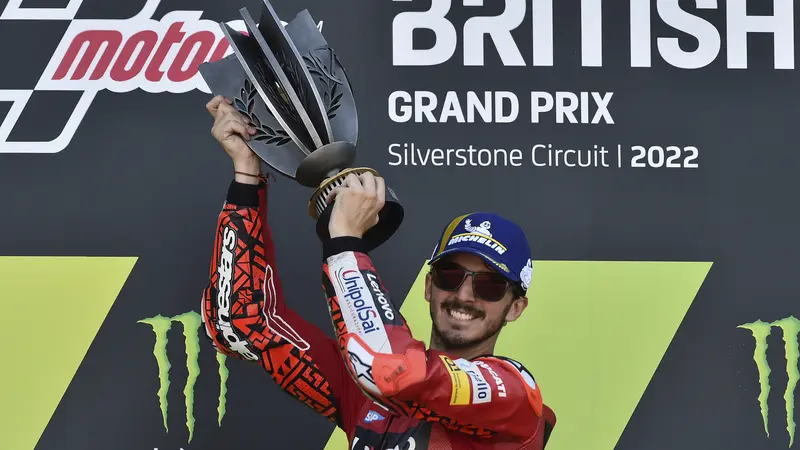 Foto: Francesco Bagnaia Rajai MotoGP Inggris 2022 dan Raih Gelar Back to Back di MotoGP Musim Ini