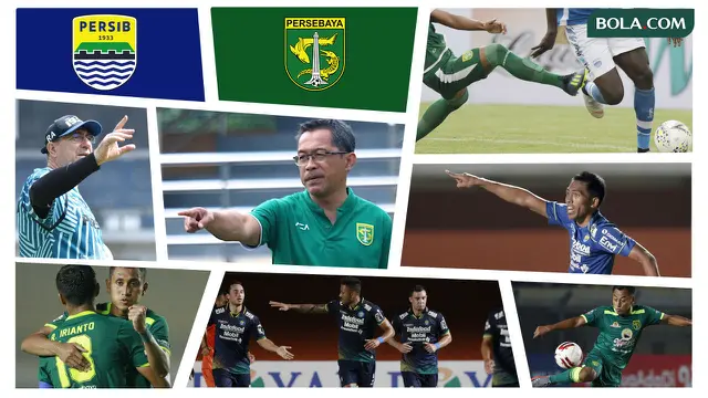 Kolase - Piala Menpora, Persib Bandung, Persebaya Surabaya
