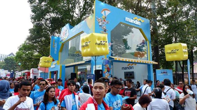 Bank Mandiri sebagai salah satu official prestige partner Asian Games 2018 turut mendukung penyelenggaraan Asian Games 2018.