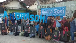 Tim 8 Relawan Jokowi Bergerak Bersama Prabowo (RJBBP) mendeklarasikan dukungannya untuk Andra Soni, sebagai calon gubernur Banten di Pilkada 2024 (Istimewa)