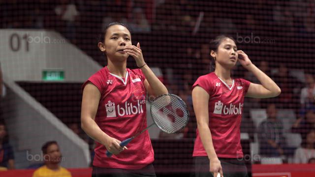 Della Haris/Rizky Amelia, Daihatsu Indonesia Masters 2018, Bola.com