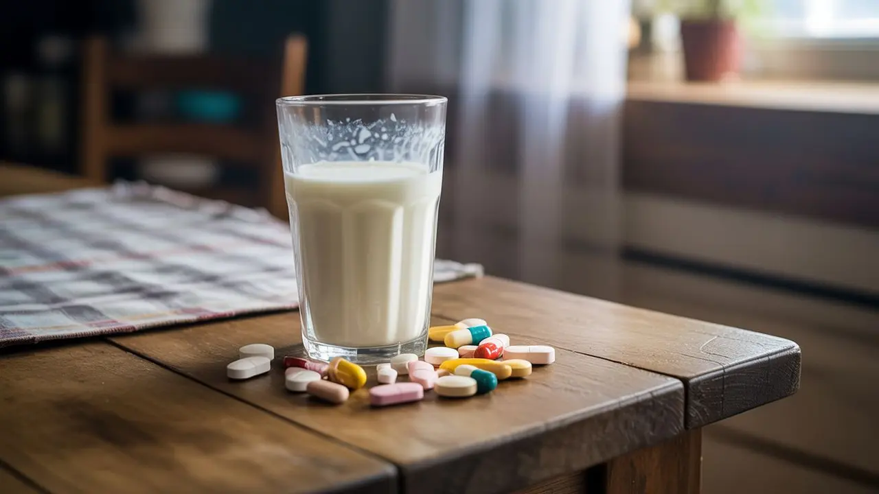apakah boleh habis minum obat minum susu