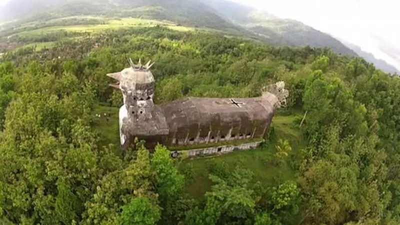 Gereja Ayam di Hutan Ini Jadi Daya Tarik di Magelang