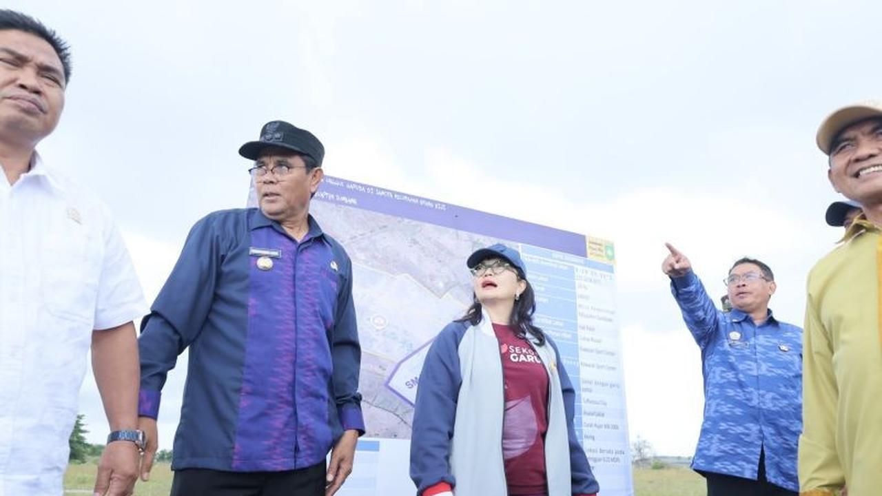 Wamen Stella Targetkan Pembangunan Sekolah Garuda Sumbawa Rampung Juni 2027