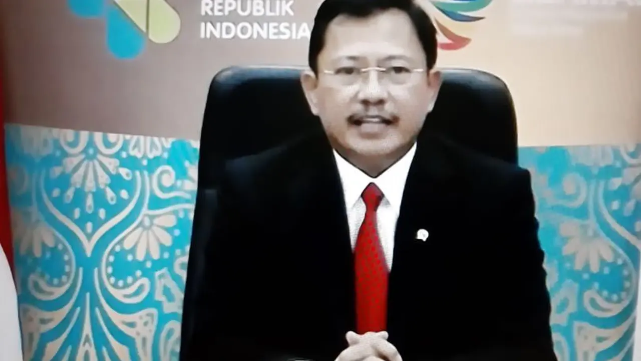 Menkes Terawan Agus Putranto berbagi cerita dalam forum yang digelar Organisasi Kesehatan Dunia (WHO).