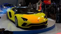 Lamborghni Aventador S Roadster. (Arief/Liputan6.com)