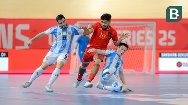 Timnas Futsal Indonesia Vs Timnas Futsal Argentina.