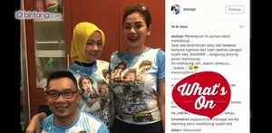 Foto bareng dengan Nikita Mirzani, Istri Ridwan Kamil terlihat melindungi suami dari Nikita Mirzani.