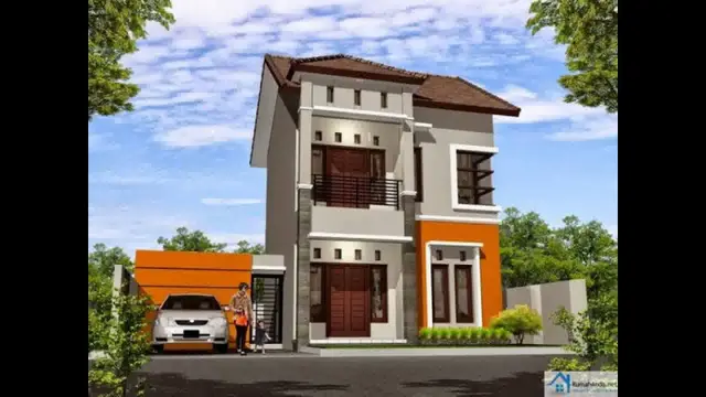 Desain Rumah 8x10 2 Lantai Modern Minimalis