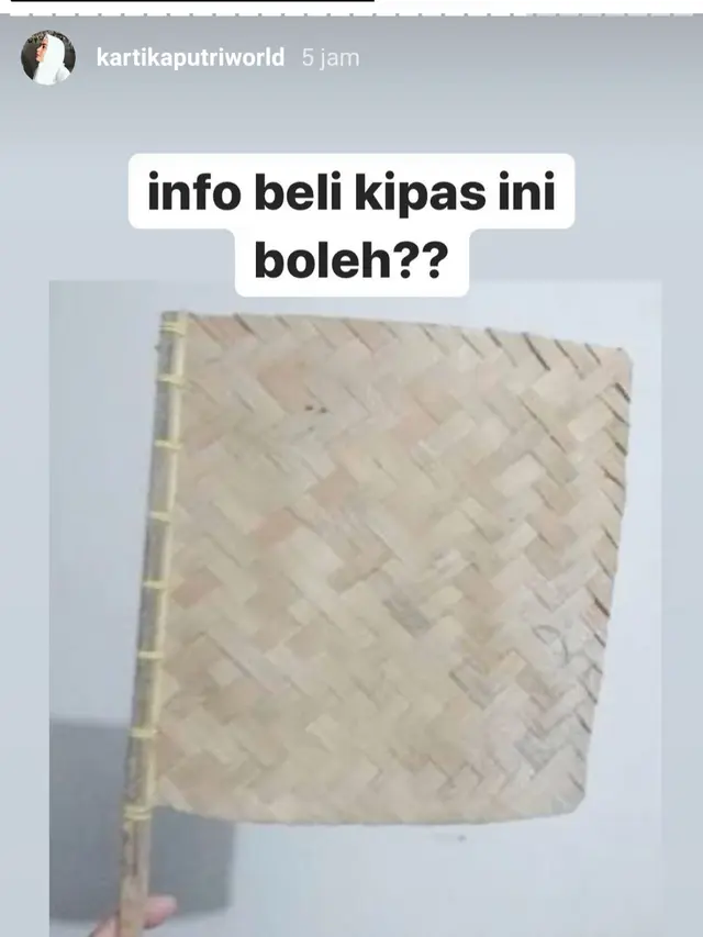 Unggahan Kartika Putri. (Foto: Instagram @kartikaputriworld)