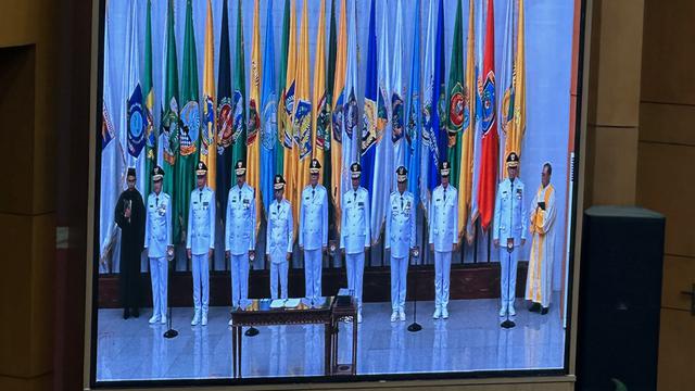 Menteri Dalam Negeri (Mendagri) Tito Karnavian resmi melantik 9 Penjabat (Pj) Gubernur di Kantor Kementerian Dalam Negeri (Kemendagri), Jakarta Pusat.