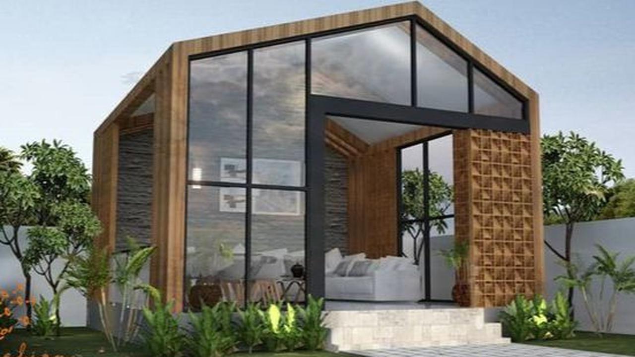 Desain Rumah Kayu dengan Atap Miring Ala Side Lake