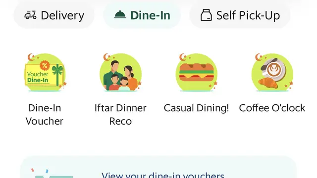Fitur Dine-In GrabFood