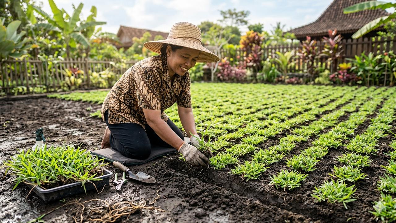 Cara Menanam Rumput Jepang agar Cepat Merambat