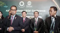 Menteri Perhubungan Budi Karya Sumadi di kegiatan ASEAN Railway CEOs' Conference (ARCEOs' Conference) ke-44 di Kota Bandung