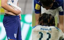 FOTO: Wajah-Wajah Sedih hingga Tangis Pemain Timnas Inggris Usai Tersingkir dari Piala Dunia U-17
