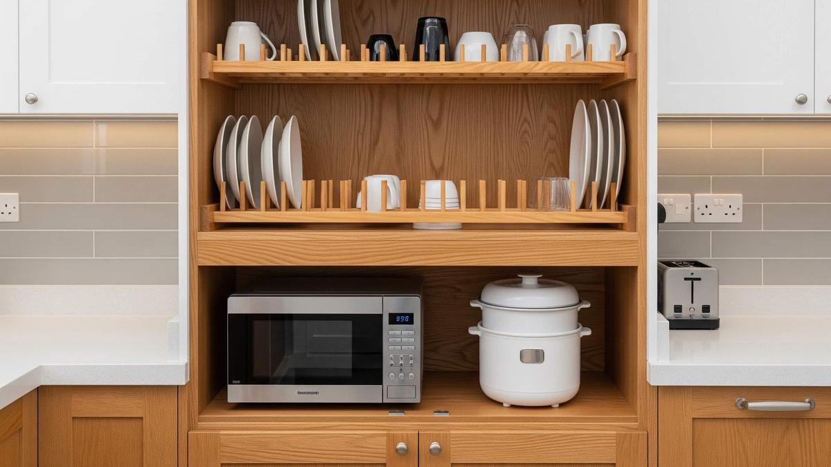 8 Model Rak Piring Dinding dari Kayu Sisa Bangunan, Dapur Makin Estetis dan Fungsional