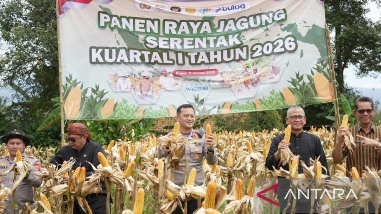 Sinergi Pemkab Bogor-Polri Tingkatkan Produksi Jagung Berkelanjutan untuk Ketahanan Pangan