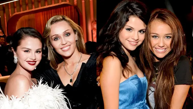 Gaya Kompak Selena Gomez & Miley Cyrus, Bestie Disney Reuni  di Golden Globe Awards 2026