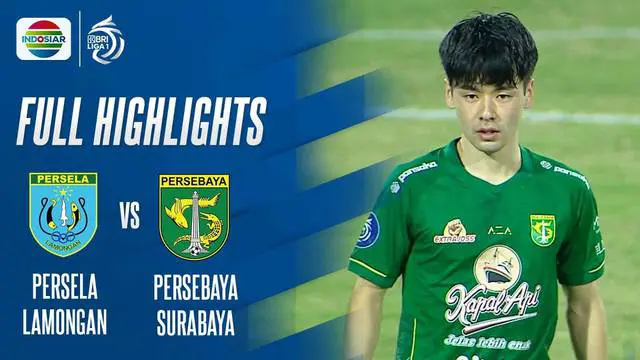 Berita video highlights laga pekan ke-24 BRI Liga 1 2021/2022 antara Persela Lamongan melawan Persebaya Surabaya yang berakhir dengan skor 2-2, Kamis (10/2/2022) malam hari WIB.