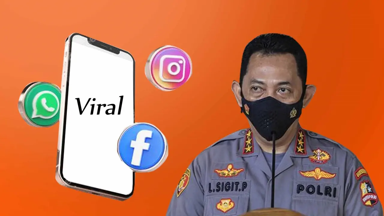 Banner Infografis Fenomena Tagar No Viral No Justice dan Respons Kapolri. (Liputan6.com/Trieyasni)