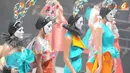 Busana Seba diperkaya oleh detil aplikasi yang sangat kuat, namun tak mengurangi kesan elegan. (Liputan6.com/Faisal R Syam)