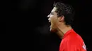 Cristiano Ronaldo ditransfer MU dari Sporting Lisbon seharga 12,25 juta poundsterling. Ronaldo kini merupakan salah satu pemain terbaik dunia. (AFP/Andrew Yates)