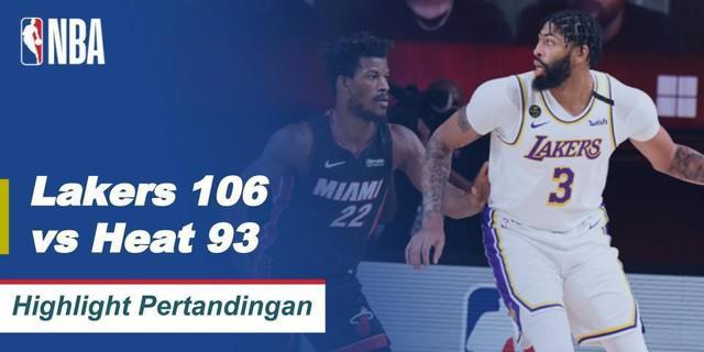VIDEO: Highlights Gim 6 Final NBA 2020, LA Lakers Vs Miami Heat 106-93
