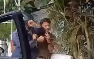 Viral Pemotor Piting Pemobil di Jagakarta Gara-gara Diklakson